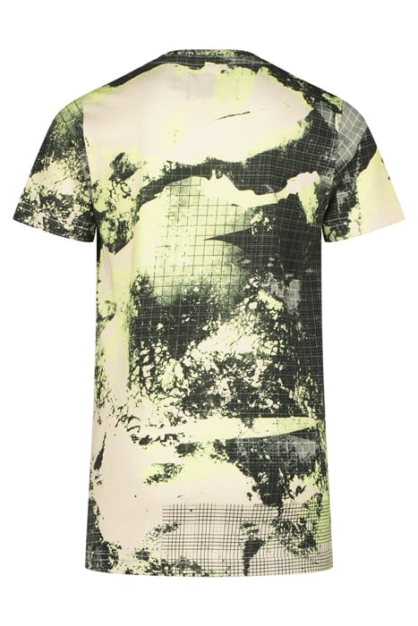 BOYS ZINDER T-SHIRT LIME SAND 2