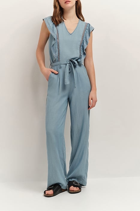 REYNIS - LAPIZ BLUE LYOCELL® LONG JUMPSUIT 1