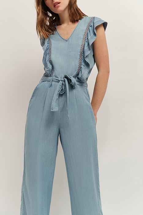 REYNIS - LAPIZ BLUE LYOCELL® LONG JUMPSUIT 4