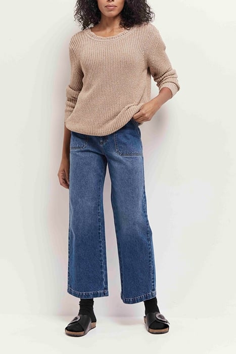 TAMMY - KNITTED SESAME JUMPER 1