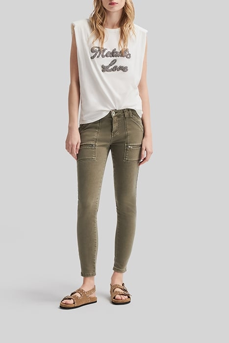 SLIM LOW WAIST 7/8 JEANS 3