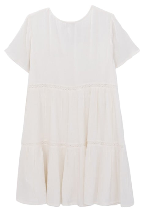 GIRLS’ OFF-WHITE LENZING™ ECOVERO™ DRESS 2