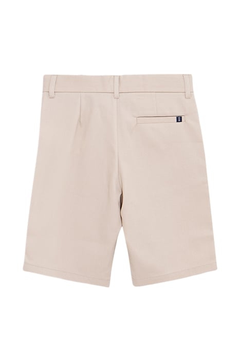 BOY'S BEIGE FORMAL BERMUDA SHORTS 2
