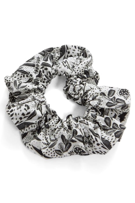 GIRLS’ BLACK SCARF SCRUNCHIE WITH ROCK JUNGLE PRINT 2