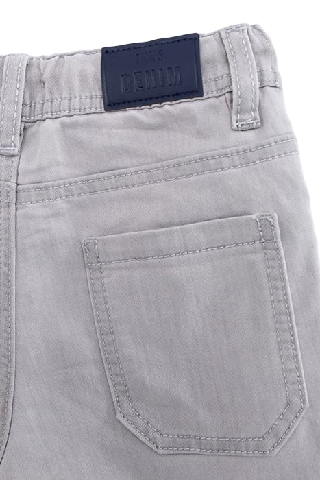 BOYS’ GREY DENIM BERMUDA SHORTS WITH ELASTICATED WAIST 5