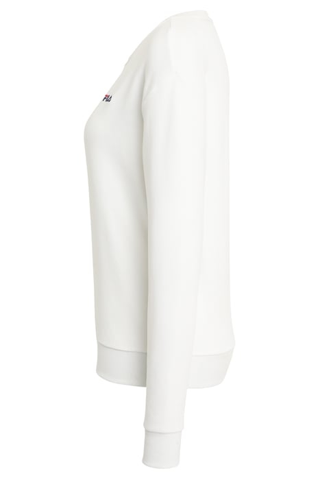 BANTIN SLIGHTLY CROPPED CREW SWEAT BRIGHT WHITE 5