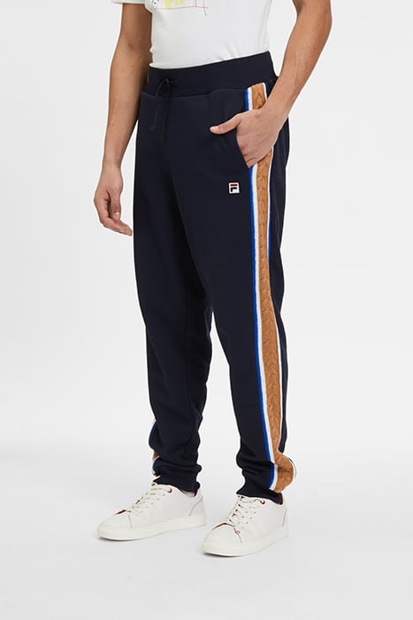 CUFFED SWEATPANTS WITH BRAID DETAIL NAVY / WHITE / PIMK 1