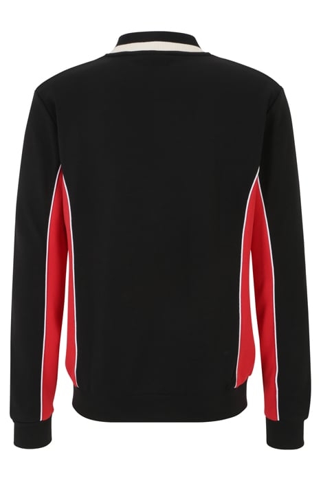 SETTANTA TRACK JACKET BLACK-TRUE RED 5