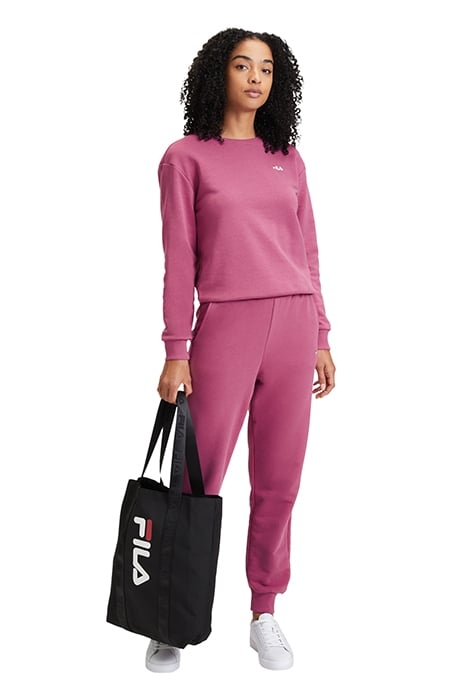 BANTIN SLIGHTLY CROPPED CREW SWEAT RED VIOLET 3