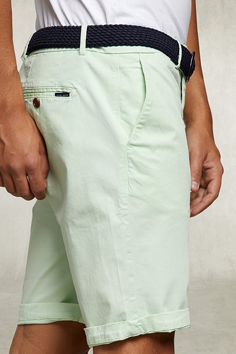 COTTON CHINO SHORT CRESS GREEN 3