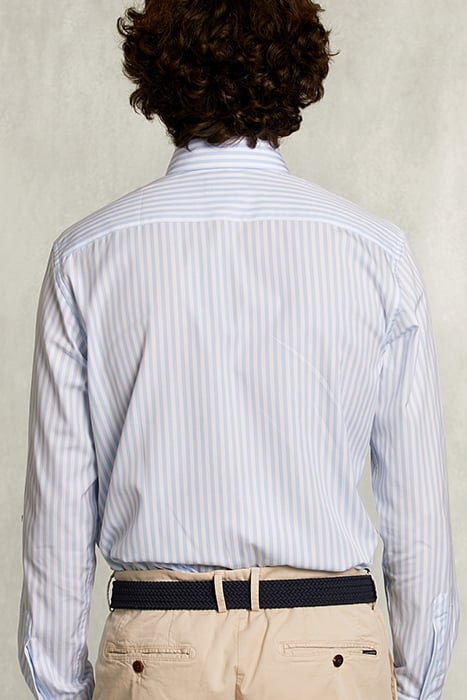 CUSTOM FIT STRIPED SHIRT BLUE/WHITE 2