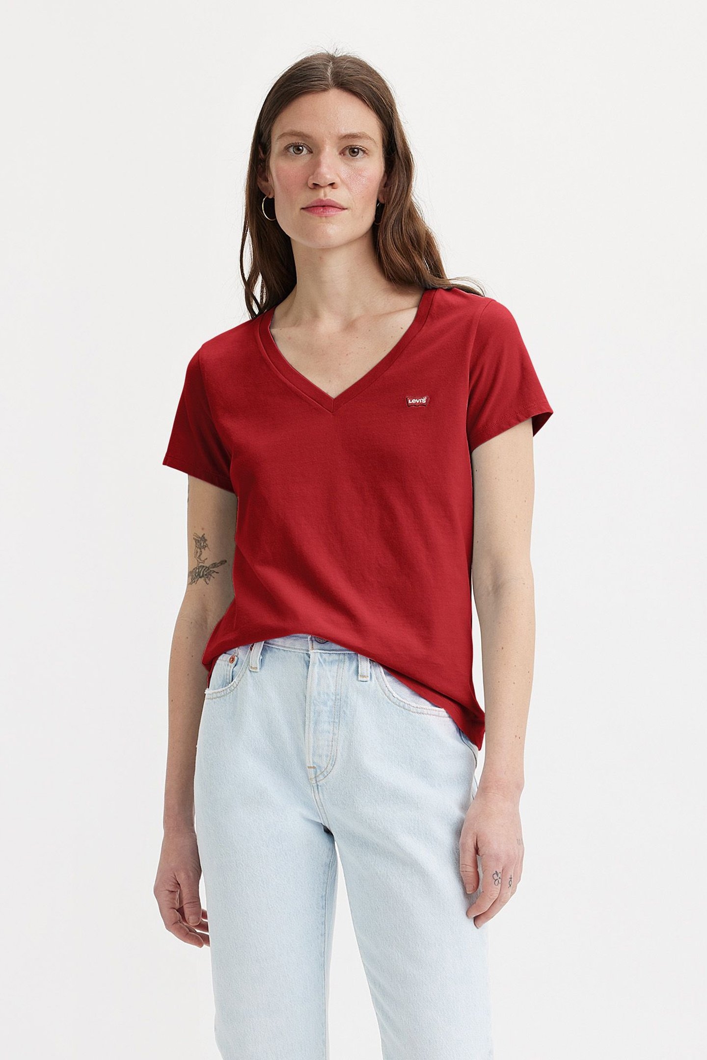 PERFECT V-NECK TEE 1
