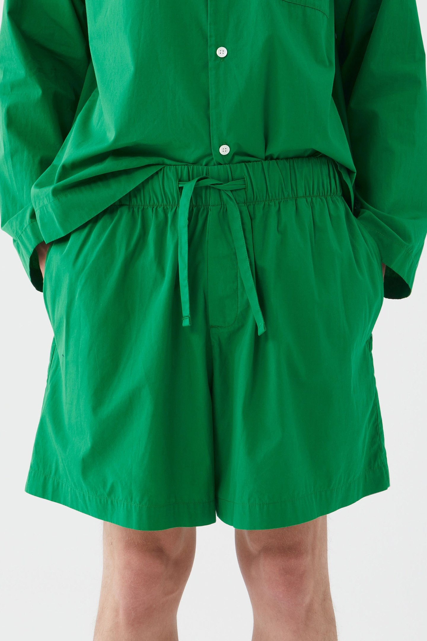 UNISEX POPLIN, PYJAMAS SHORTS CONIFER 1