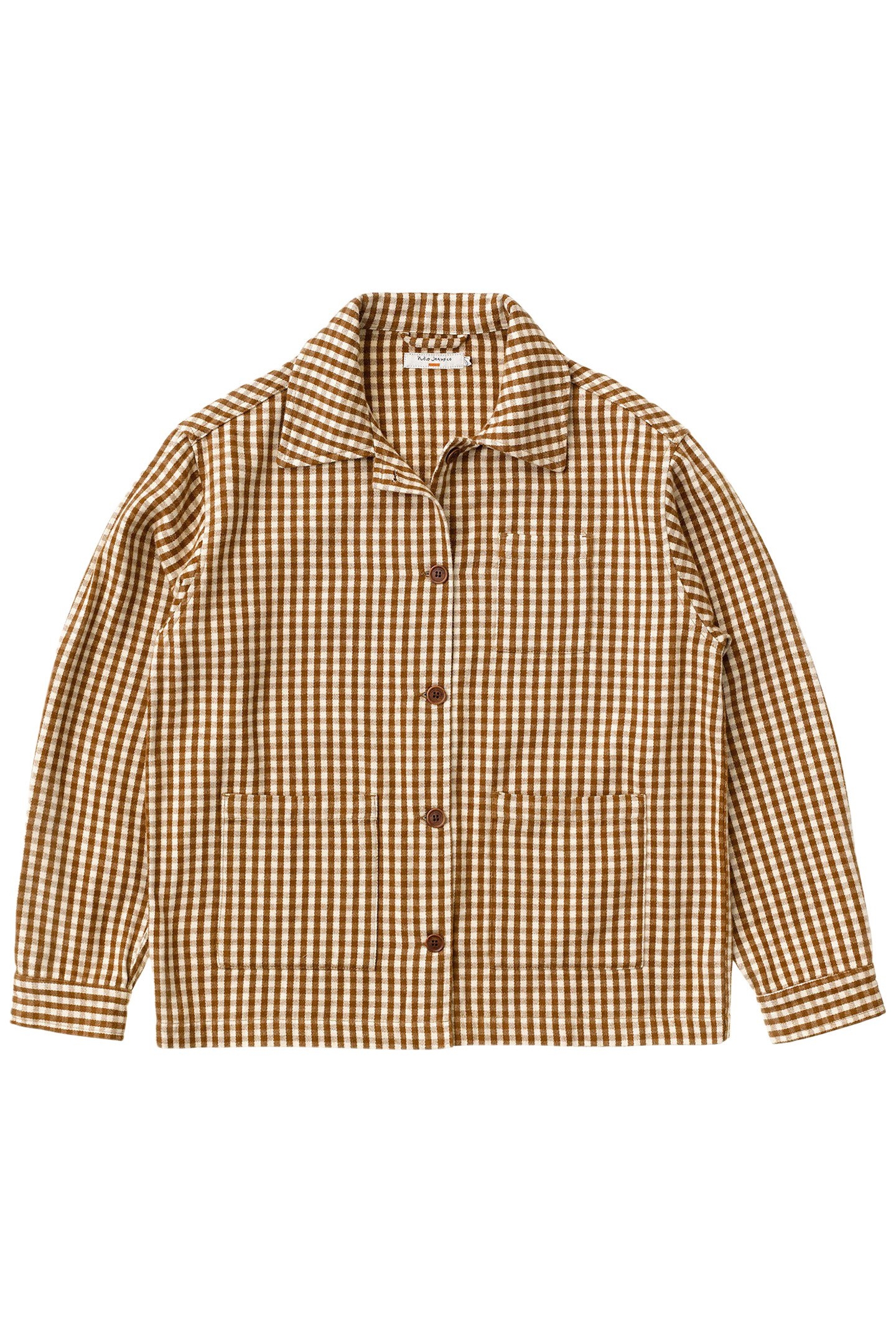 MAJ OVERSHIRT GINGHAM OAK 4