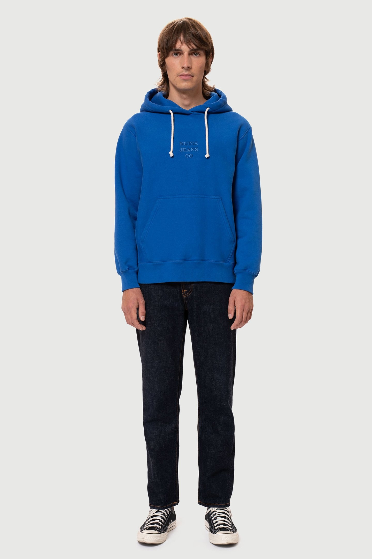 FREDRIK HOODIE NJCO70 AZURE 1