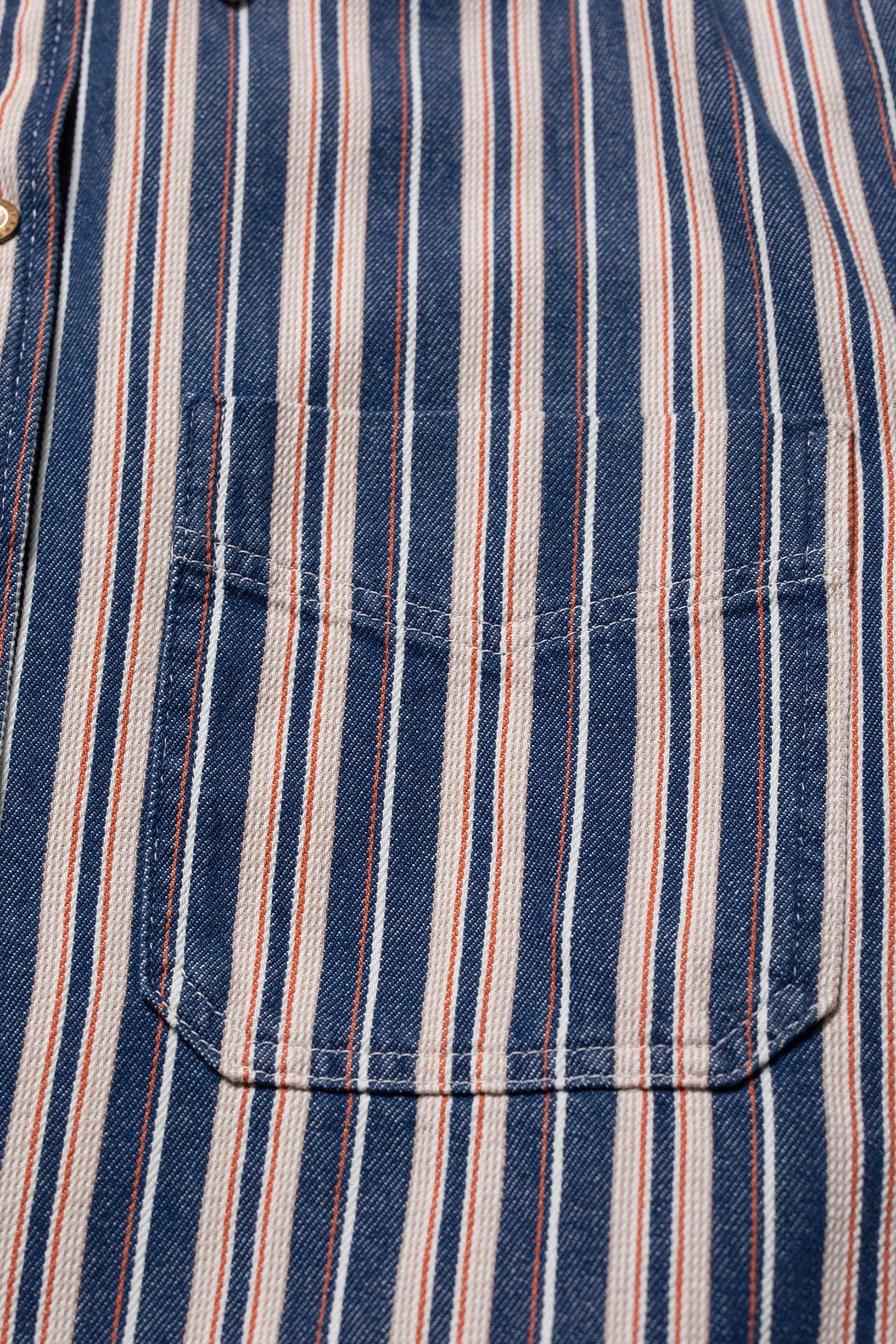 MINA DENIM SHIRT STRIPE RED 6