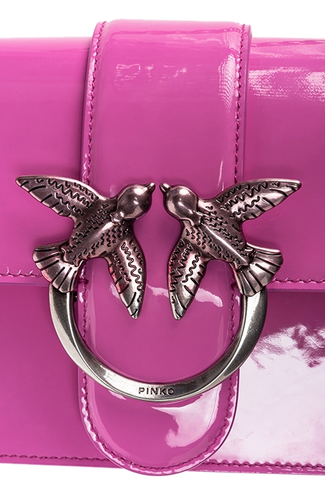 LOVE ONE MINI CL PELLE SFUMATA ROSE PETAL-OLD SILVER 4