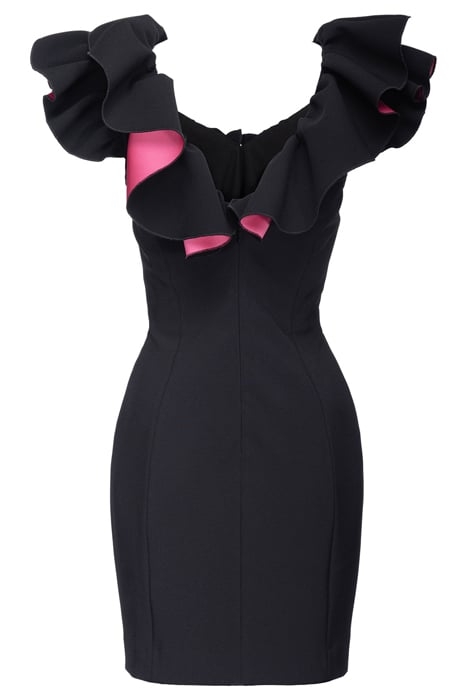 CONO DRESS BLACK/PINK 5