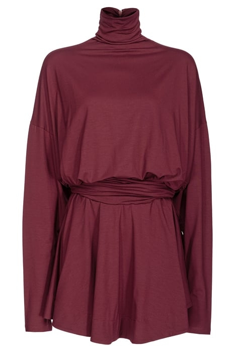 ATOM DRESS BURGUNDY - ROYAL PORT 4