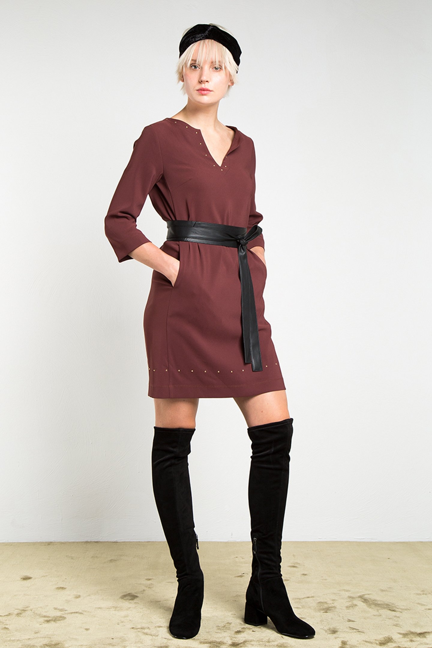 DRESS STUD COVER BITTER CHOCOLAT 4