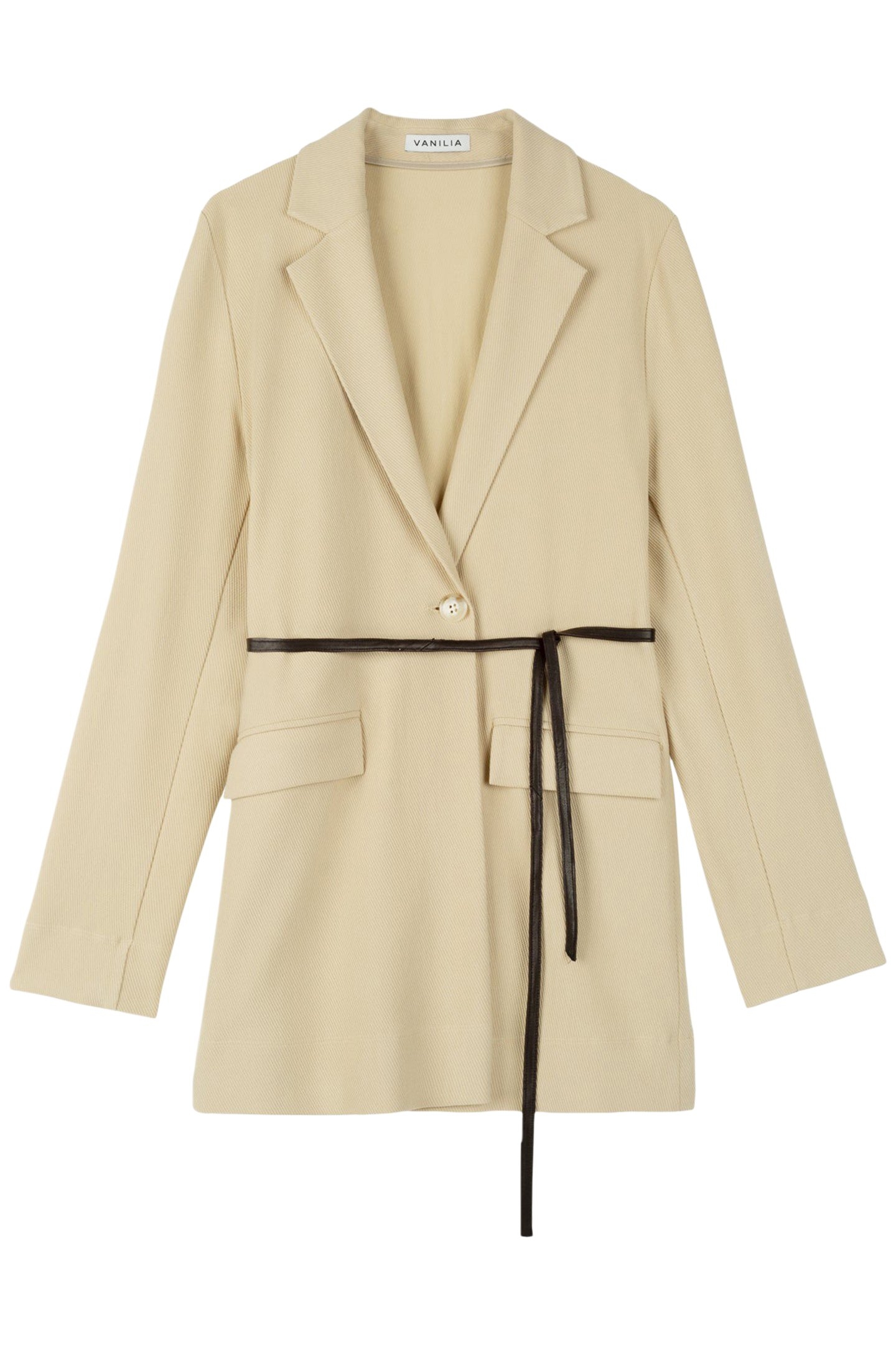 COLBERT RELAX RIB BLAZER PALE KHAKI 4