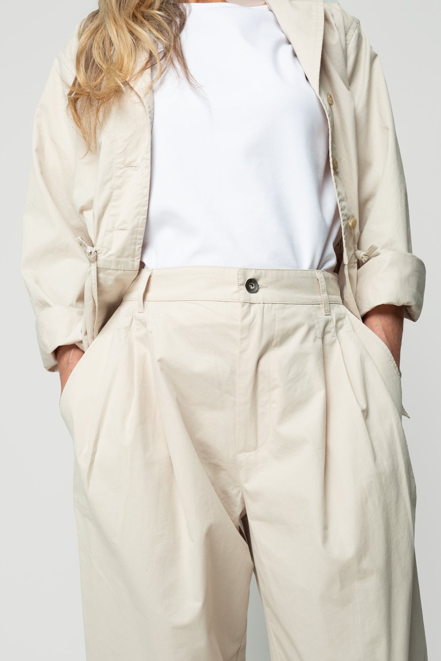 PANTS SATIN COTTON CHINO FINE DE CLAIRE 5