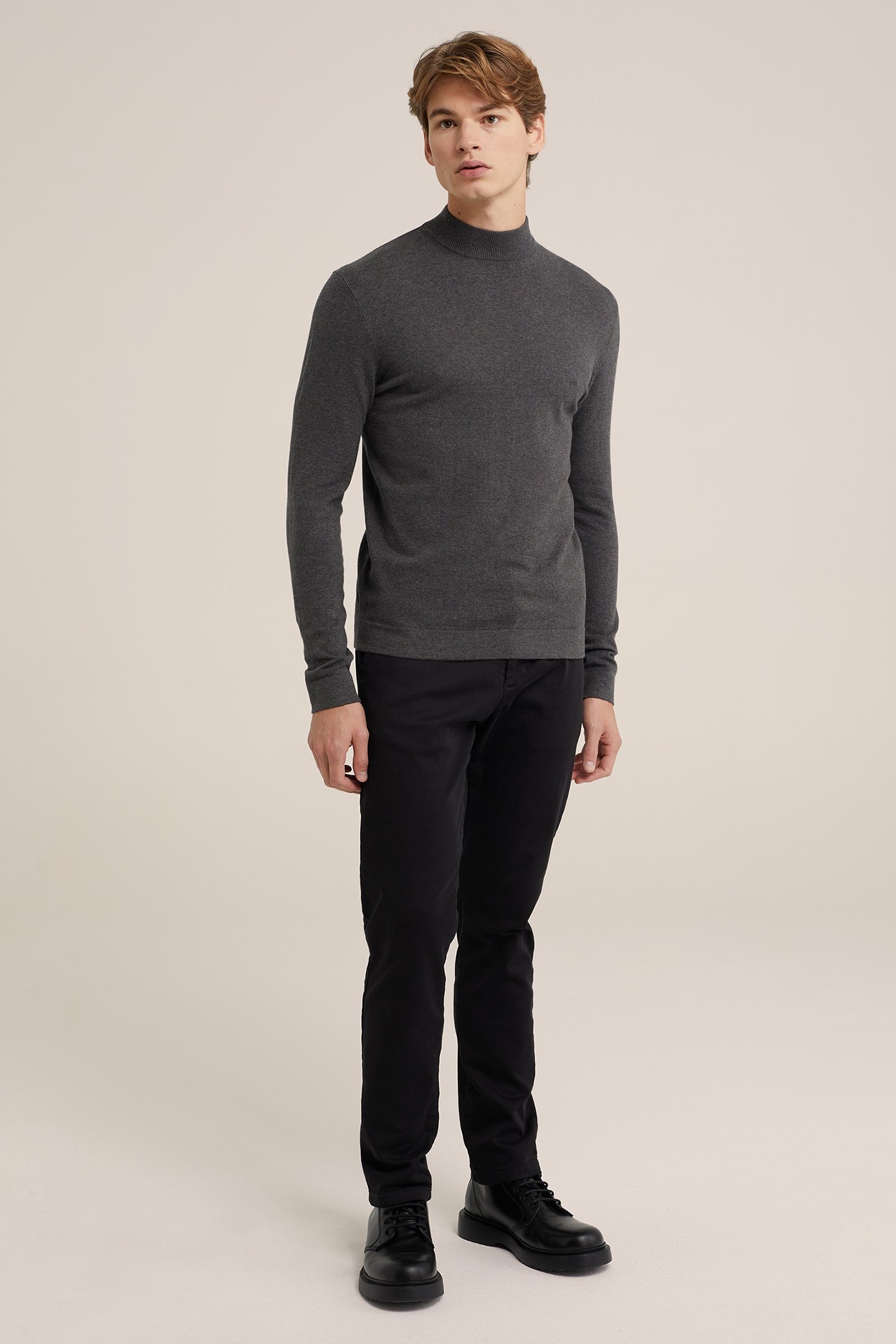 PULLOVER BLENDED DARK GREY 3