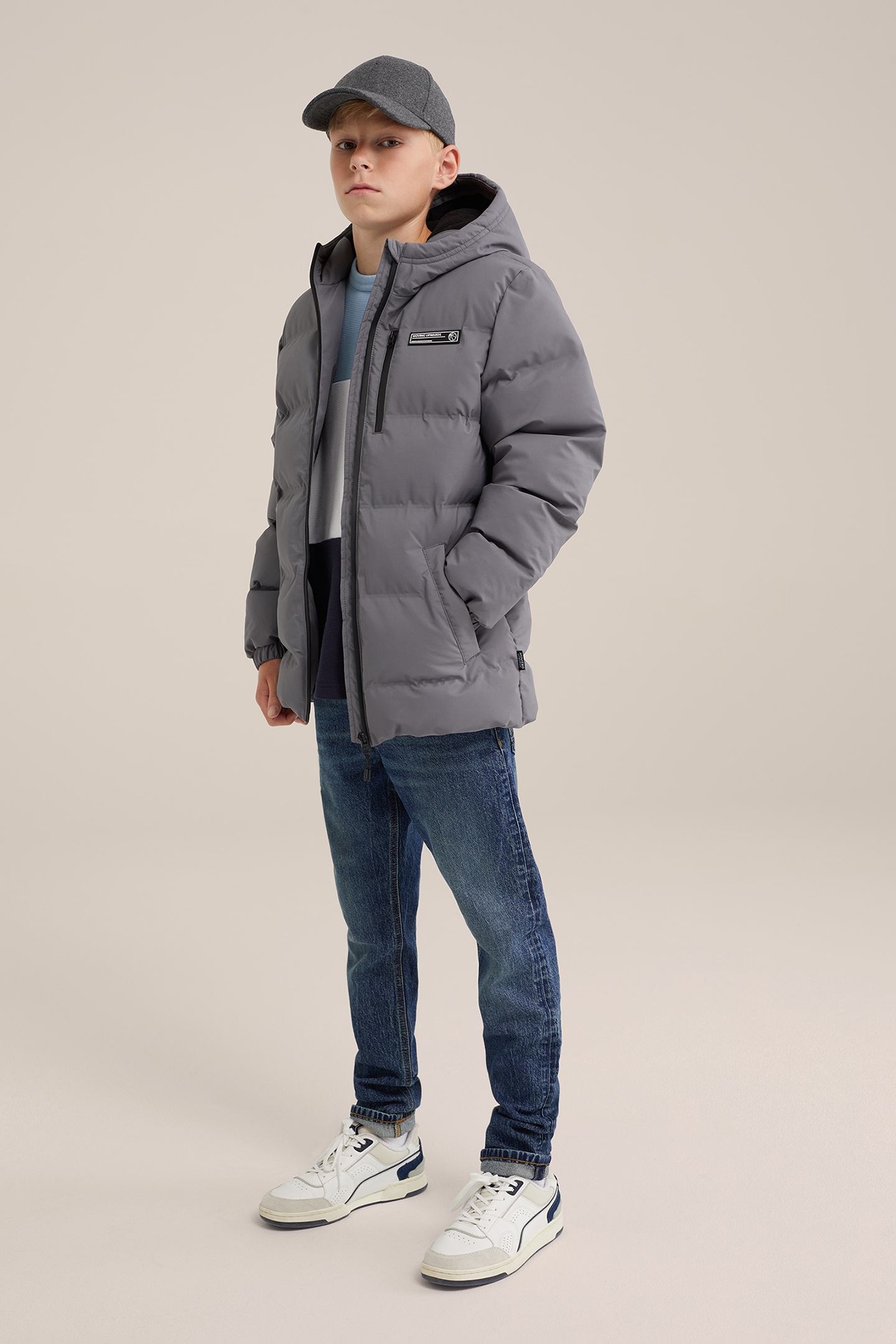 JACKET MIDLONG DARK GREY 4