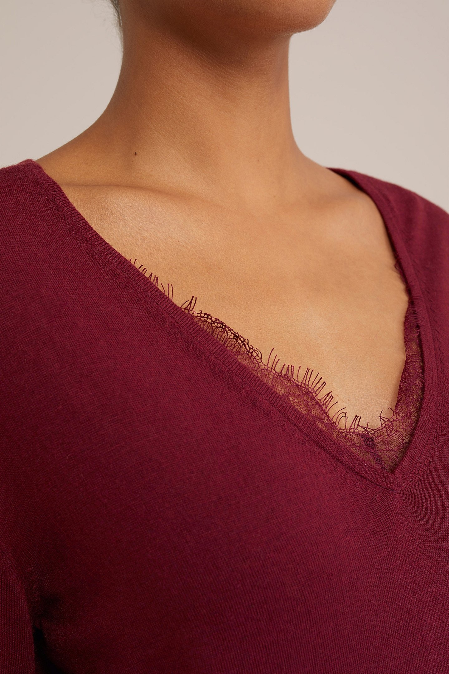 KNITTED PULLOVER VINTAGE RED 5