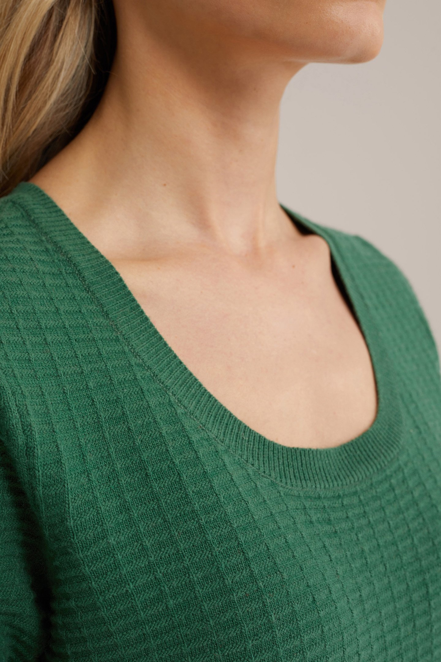 KNITTED PULLOVER GREEN 5
