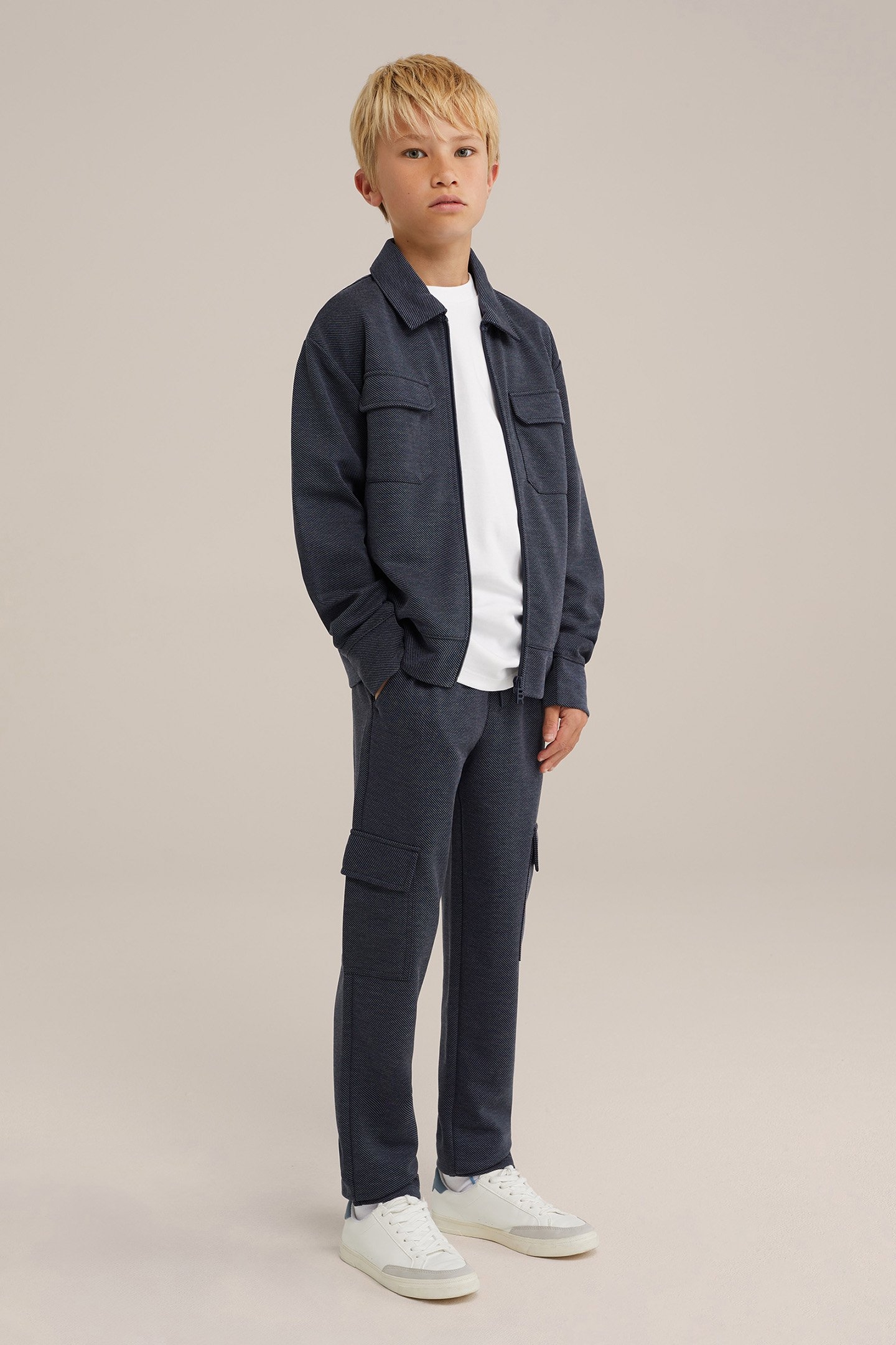 CARGO PANTS NAVY BLUE 2