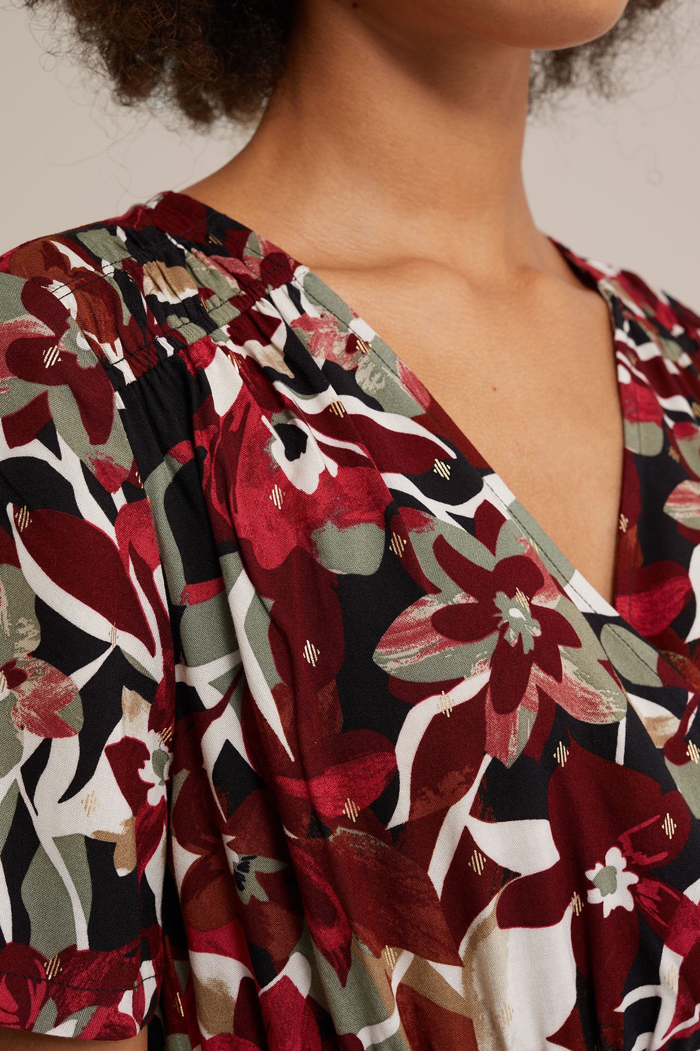 DRESS MAXI LENGTH MULTI-COLOURED 5