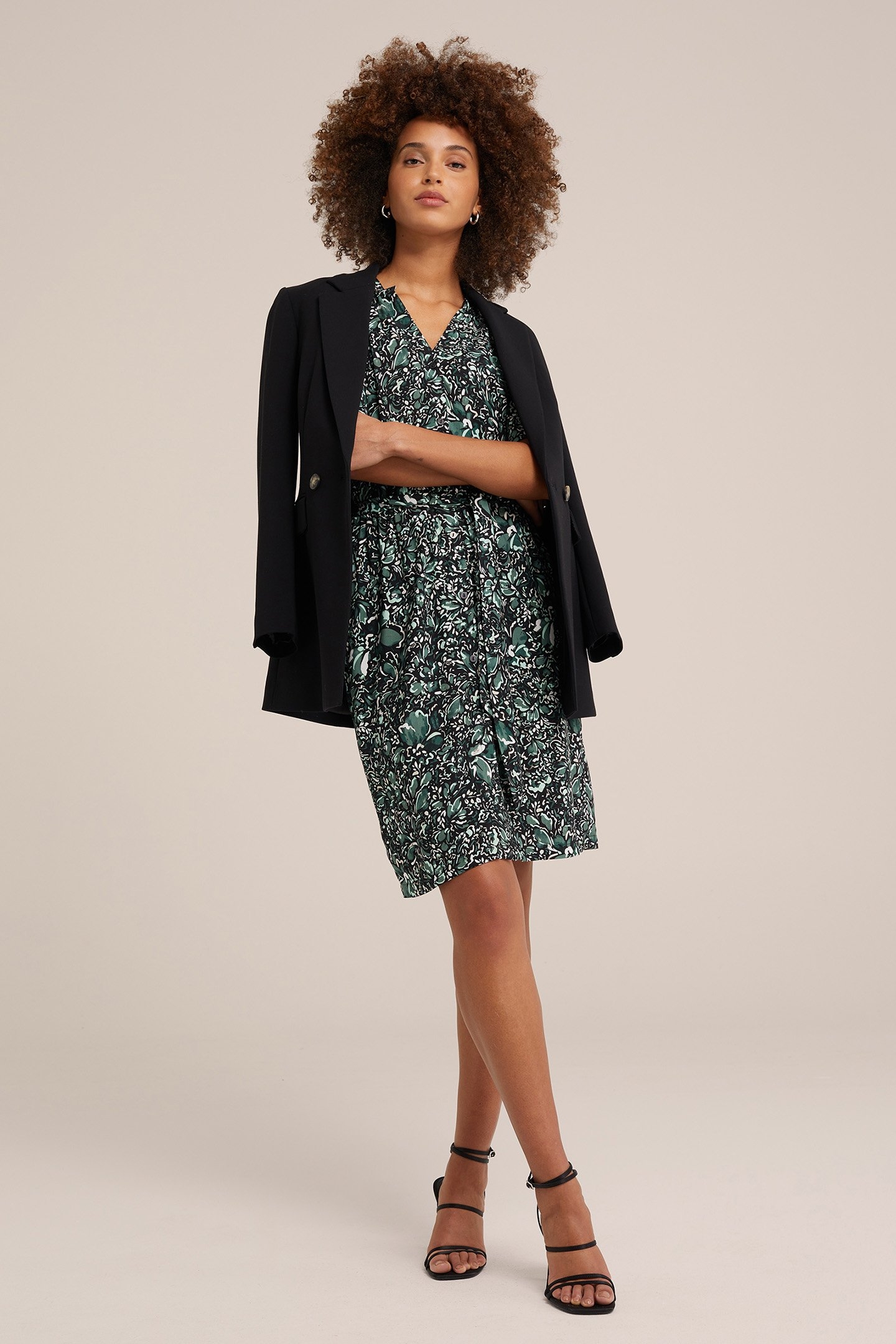 DRESS SHORT DARK GREEN 6