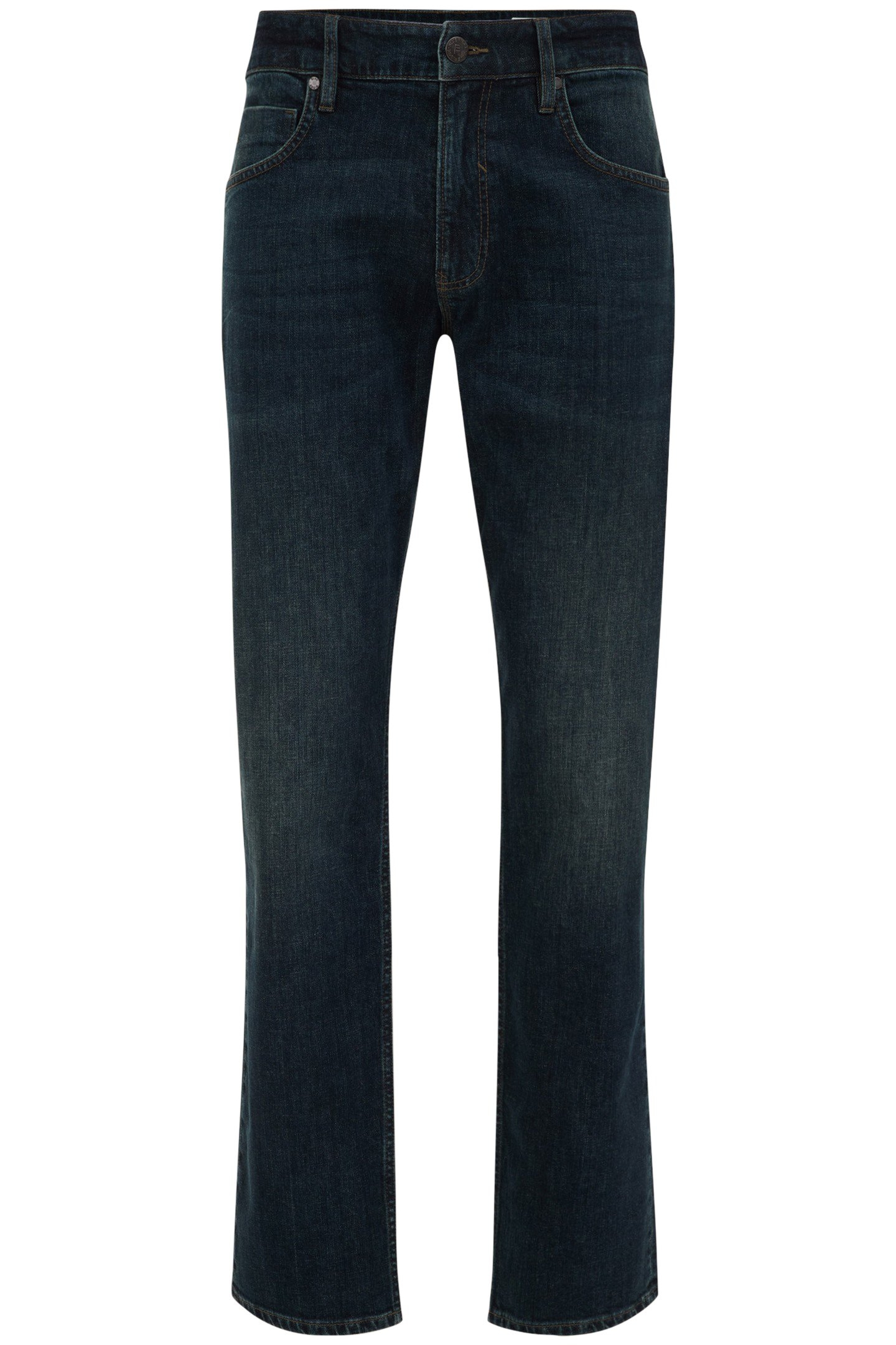 5-POCKET MID WAIST DARK BLUE 4