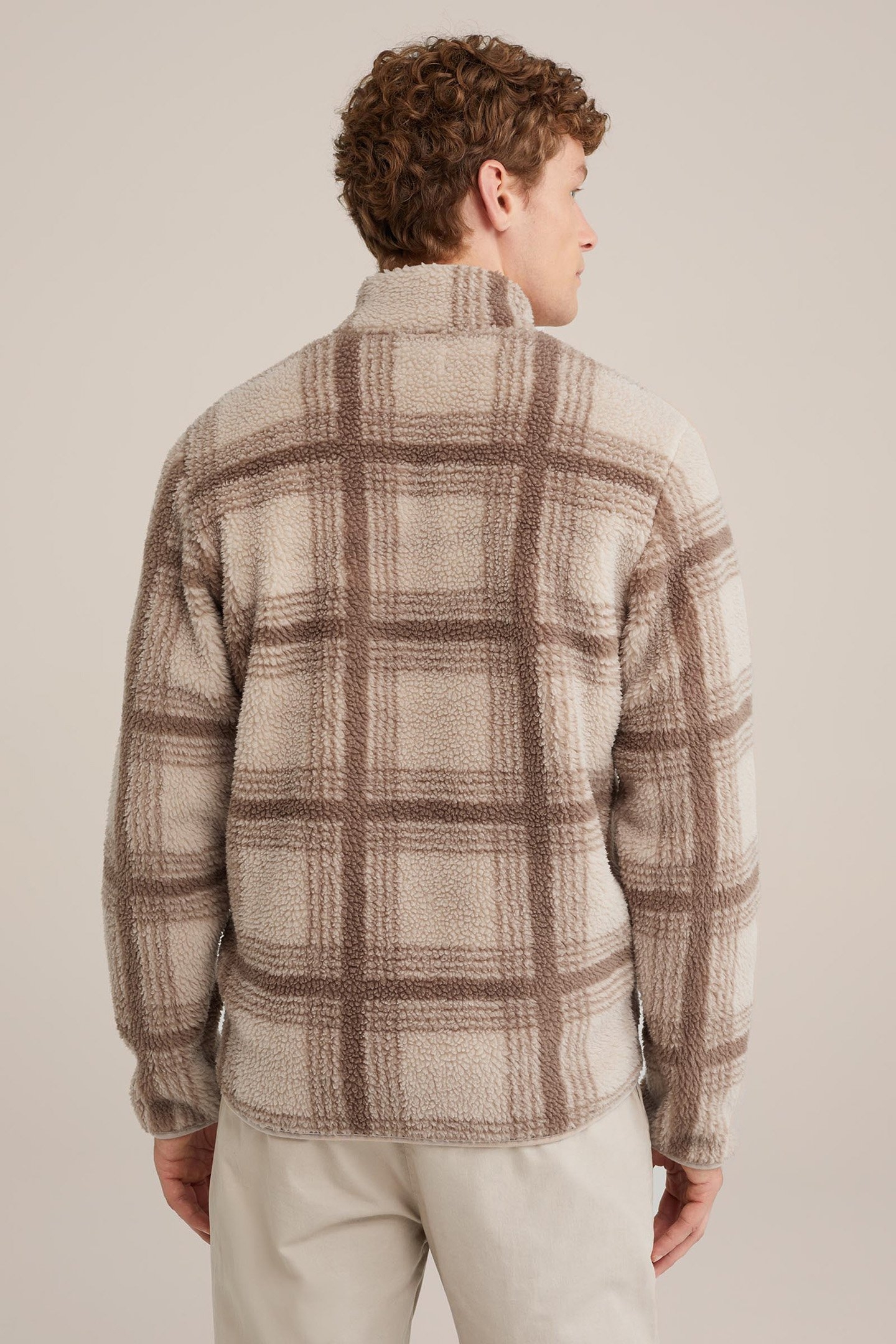 CARDIGAN WITH ZIPPER BEIGE 2