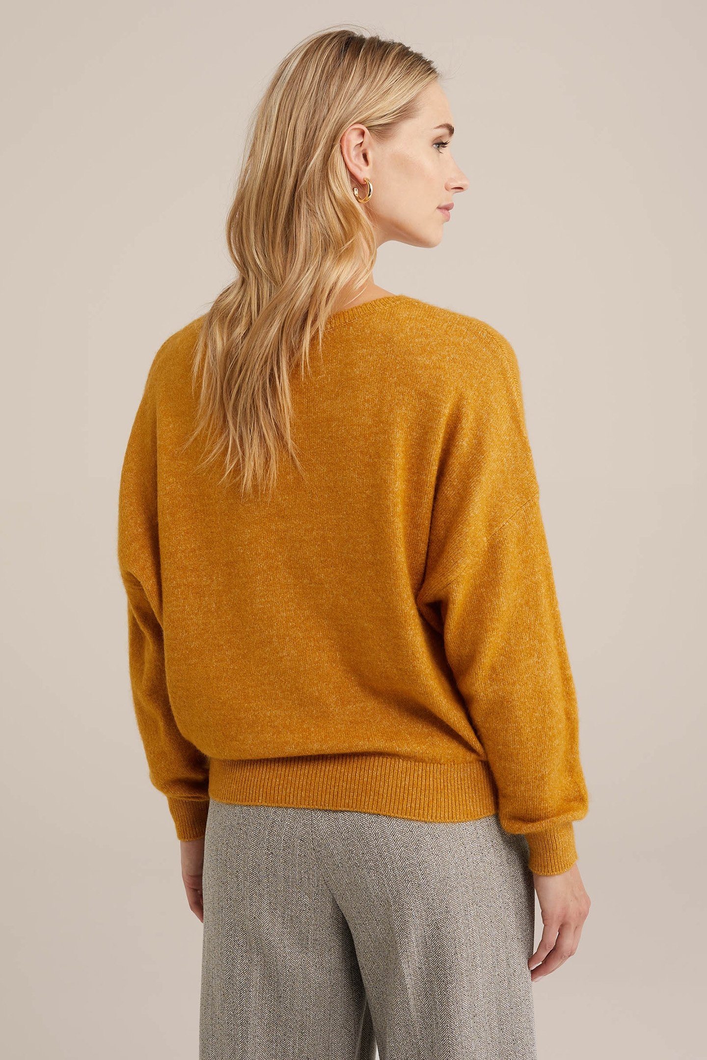 KNITTED PULLOVER MUSTARD YELLOW 2