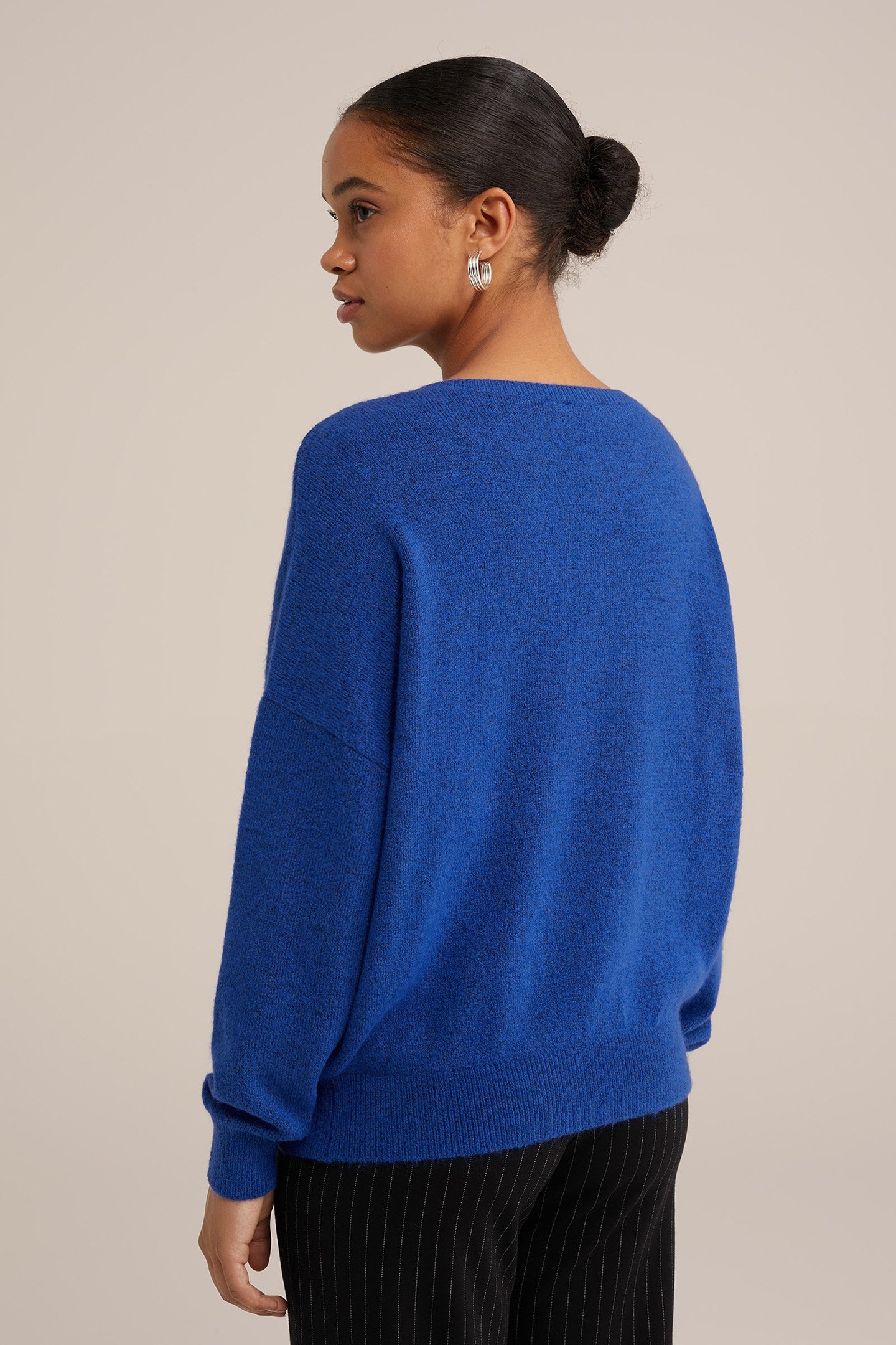 KNITTED PULLOVER COBALT BLUE 2