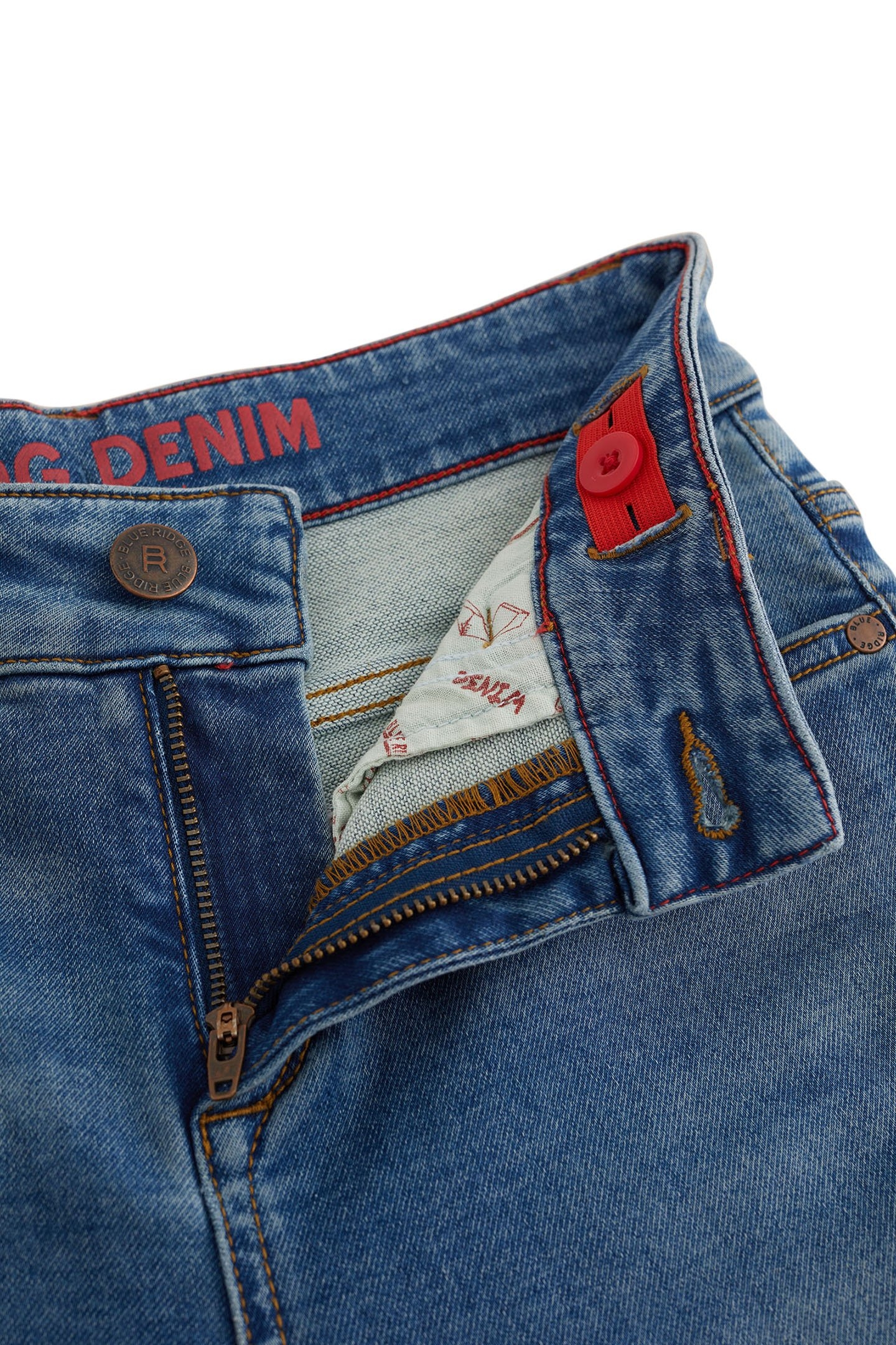 5-POCKET MID WAIST DARK BLUE 5