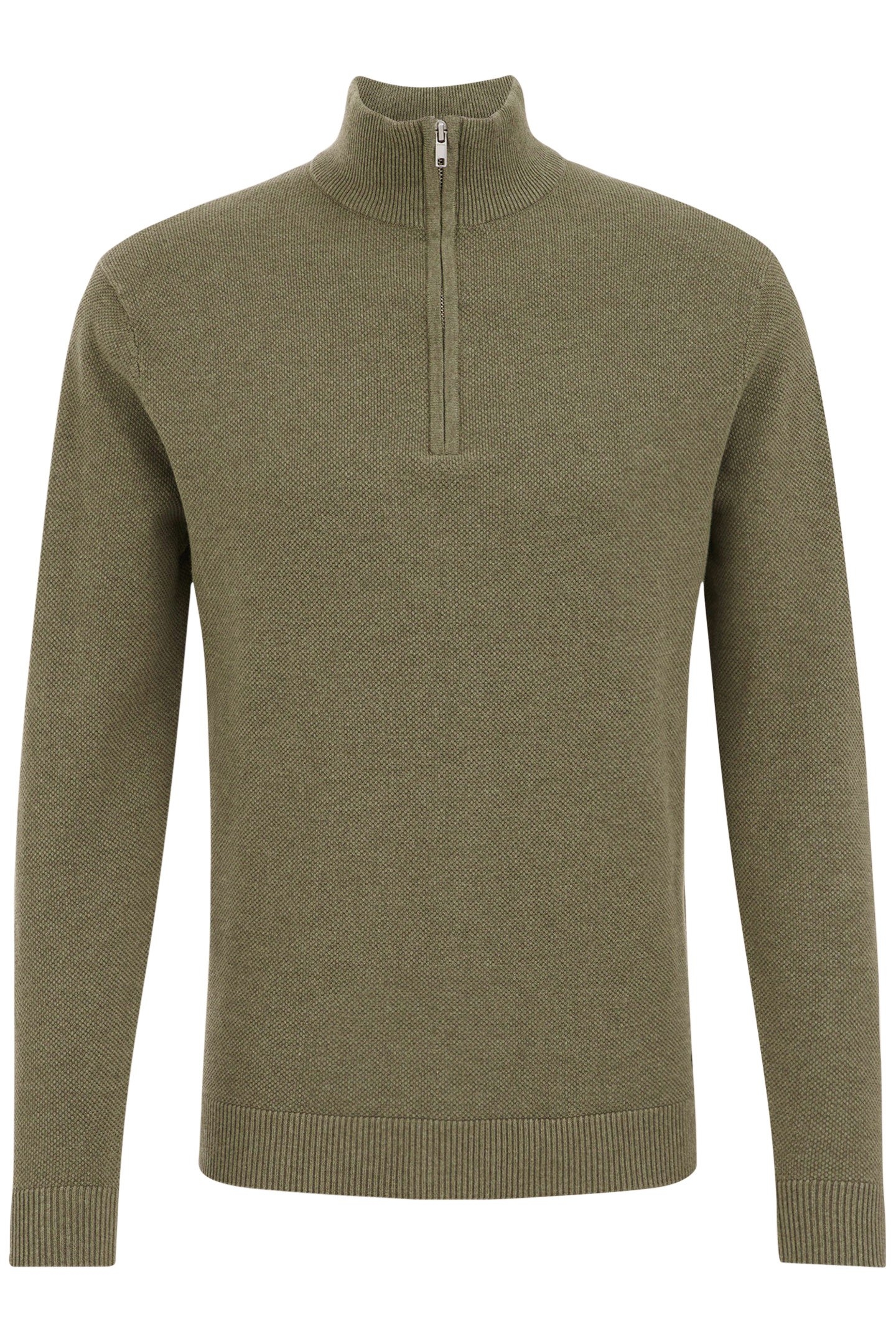 HALFWAY ZIPPER MOSS GREEN 4