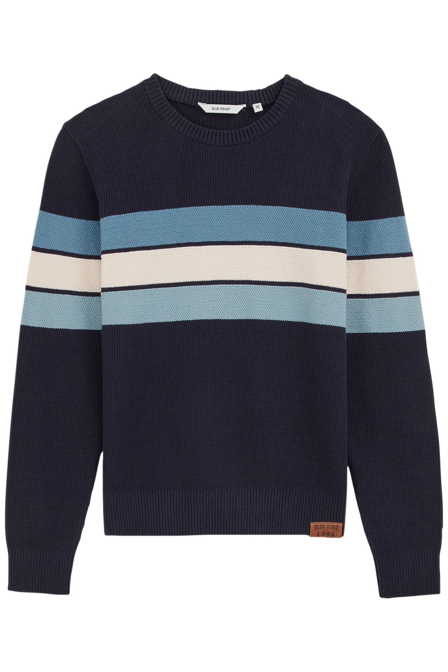 KNITTED PULLOVER DARK BLUE 3