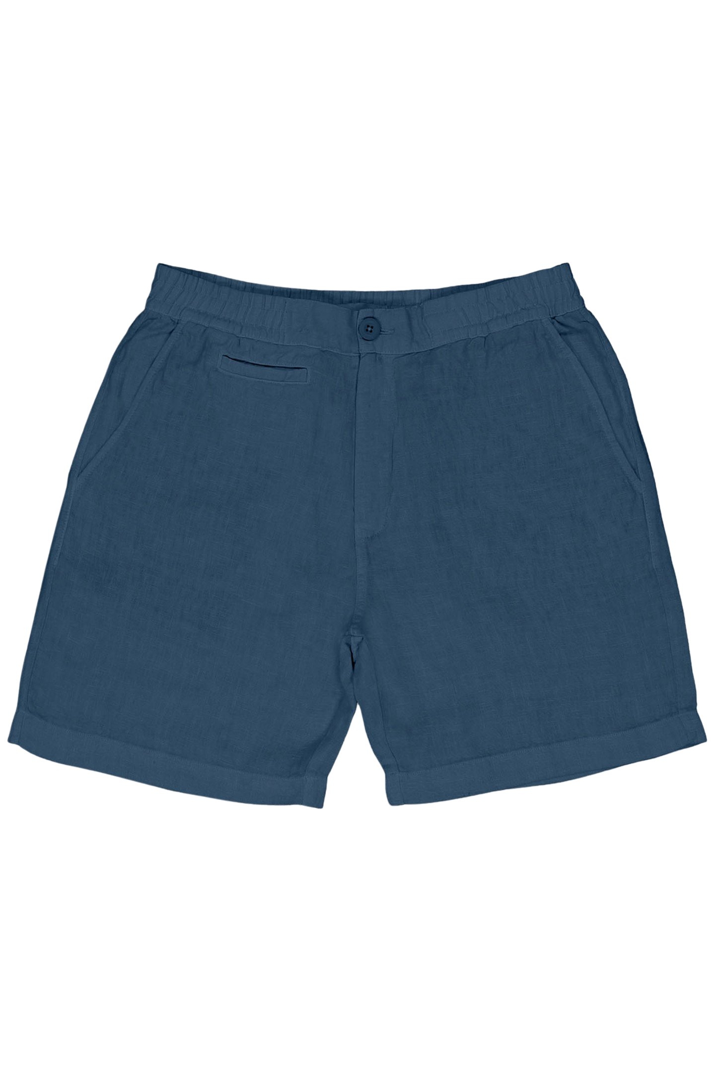 LONER LINEN SHORT IRIS BLUE 3