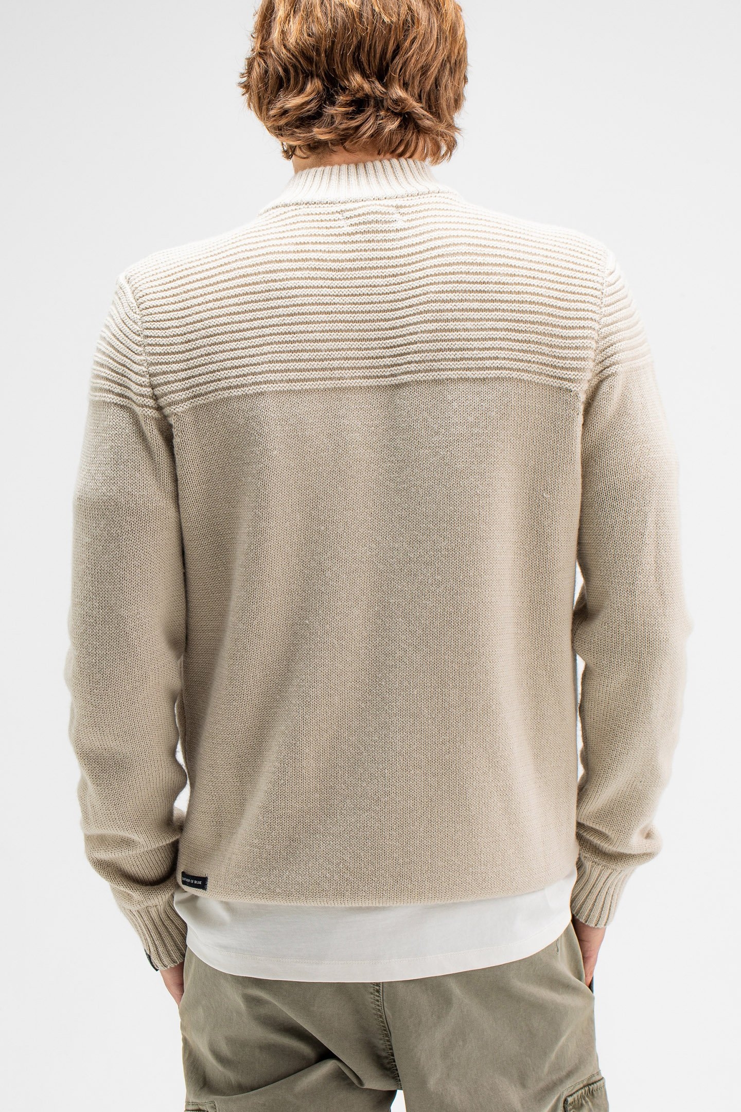 MORRIS MOCK BTN BEIGE GREY 2