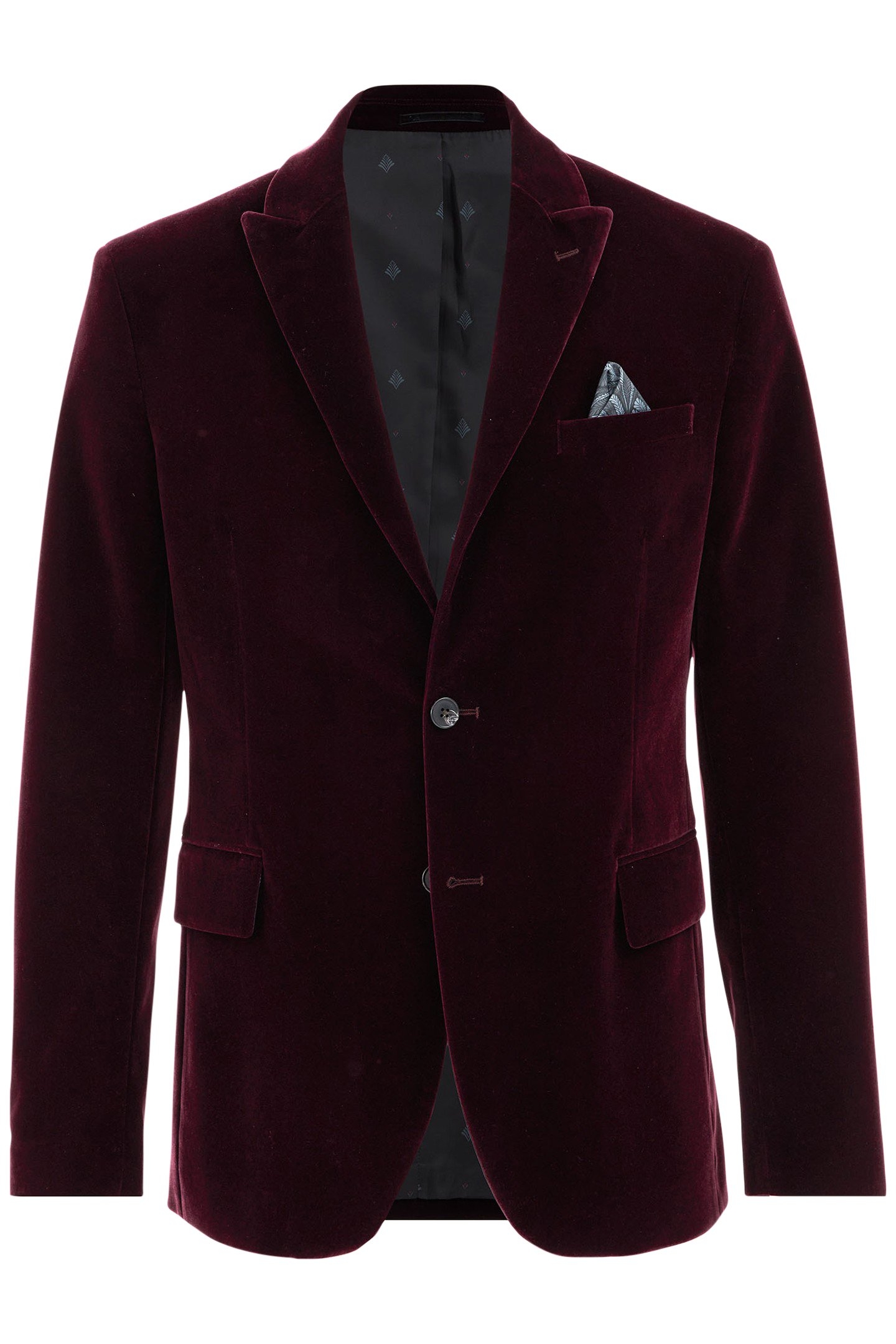 BLAZER BURGUNDY RED 4