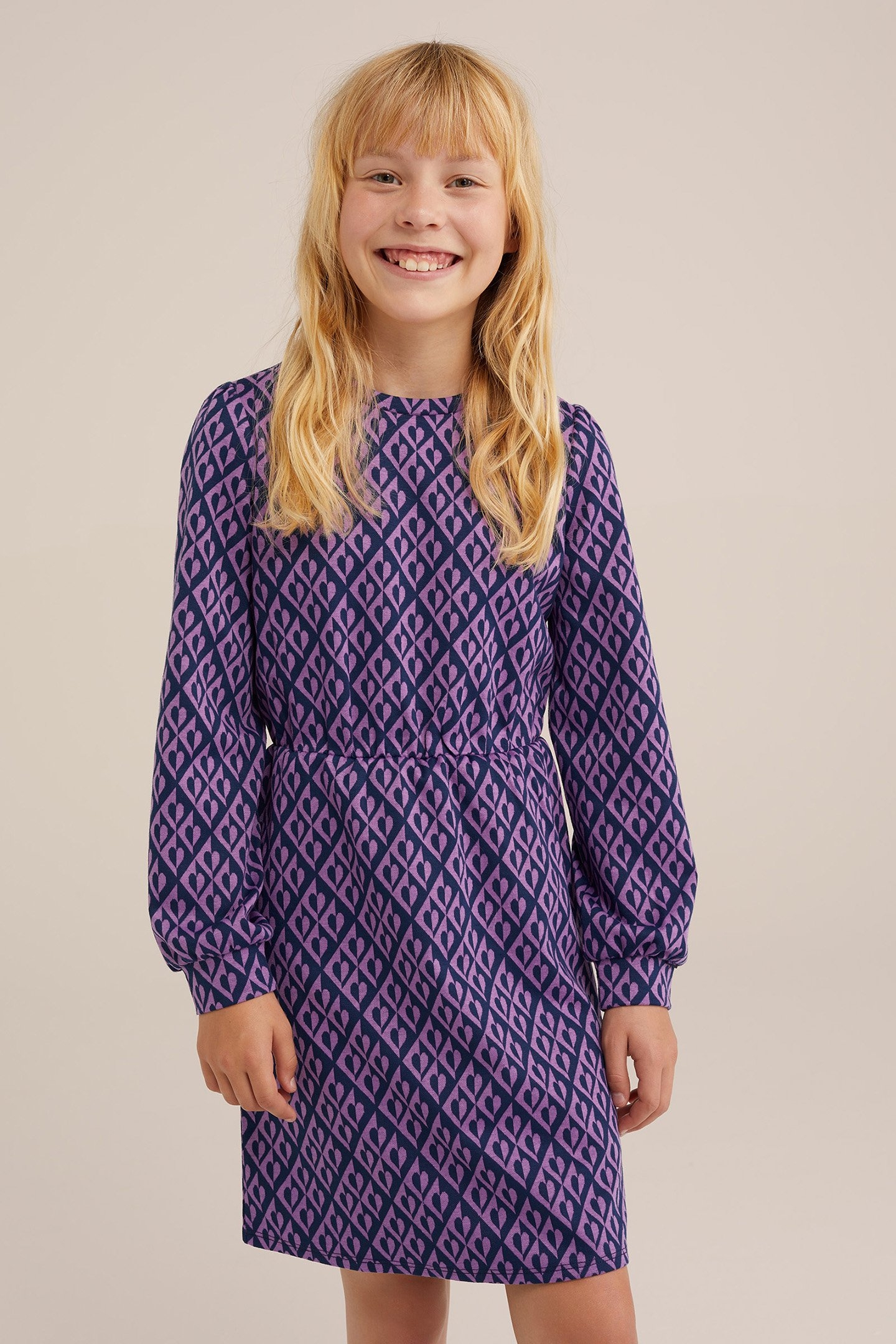 DRESS MID LENGTH DARK BLUE 1