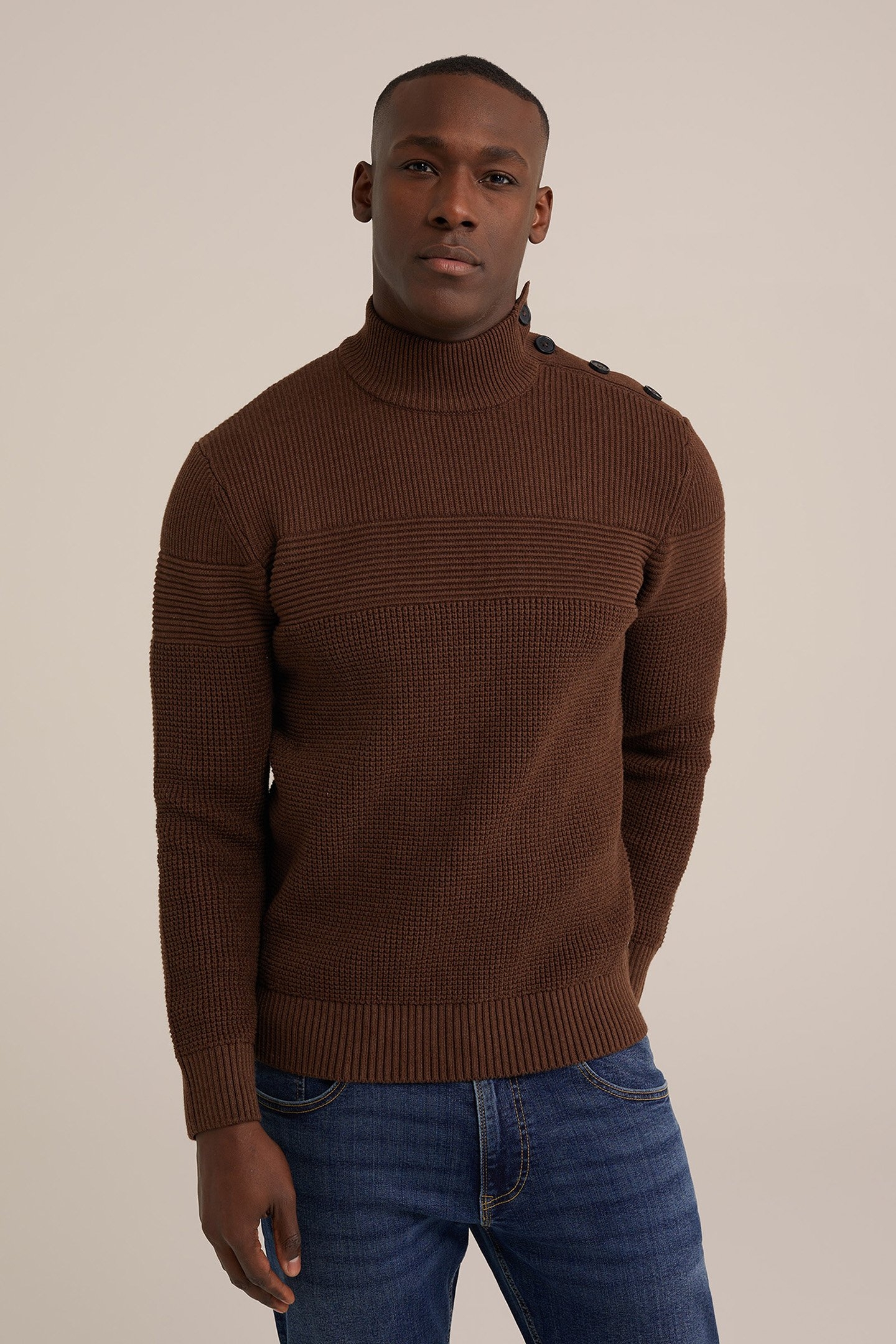 PULLOVER BROWN 1