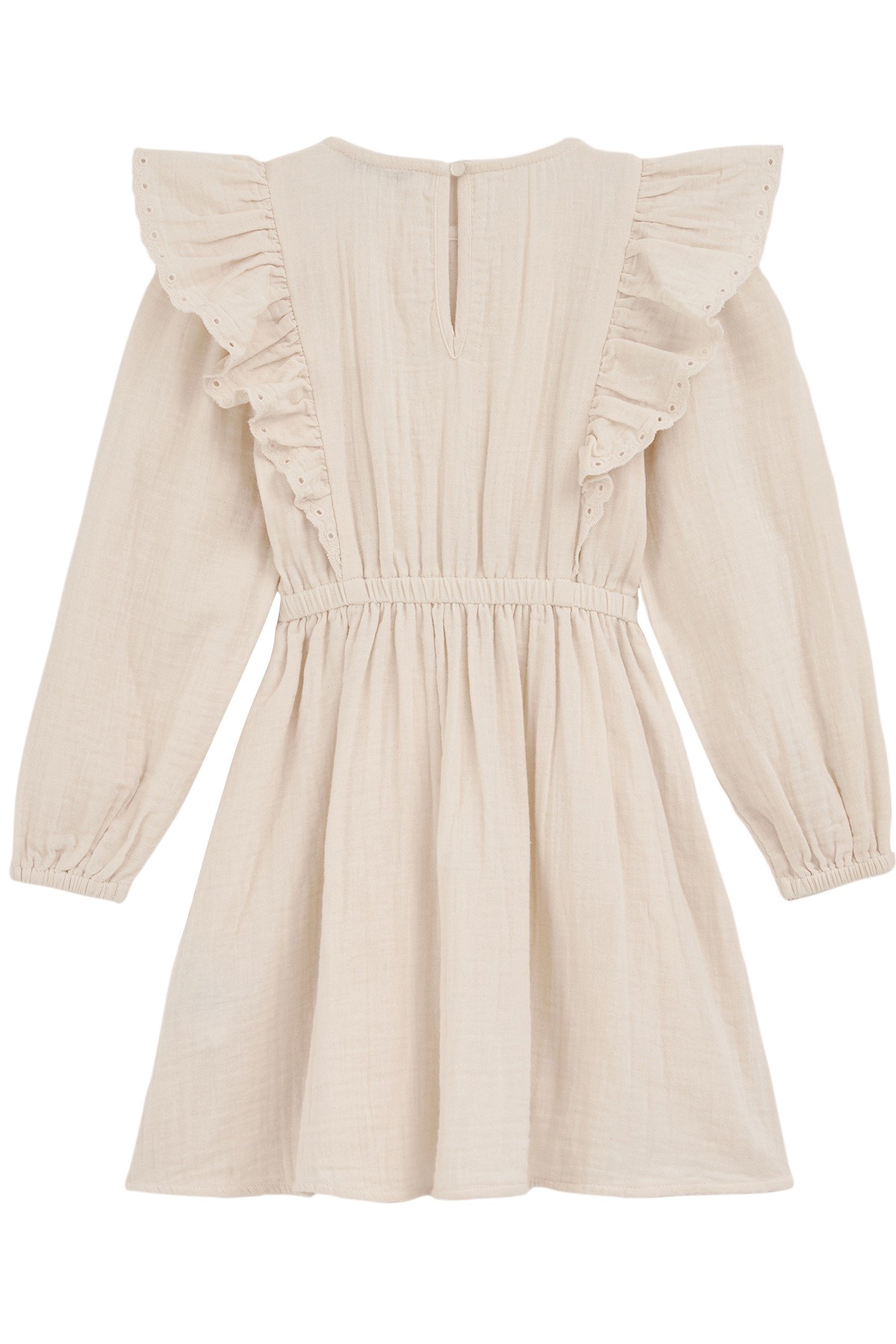 DRESS MID LENGTH BEIGE 3