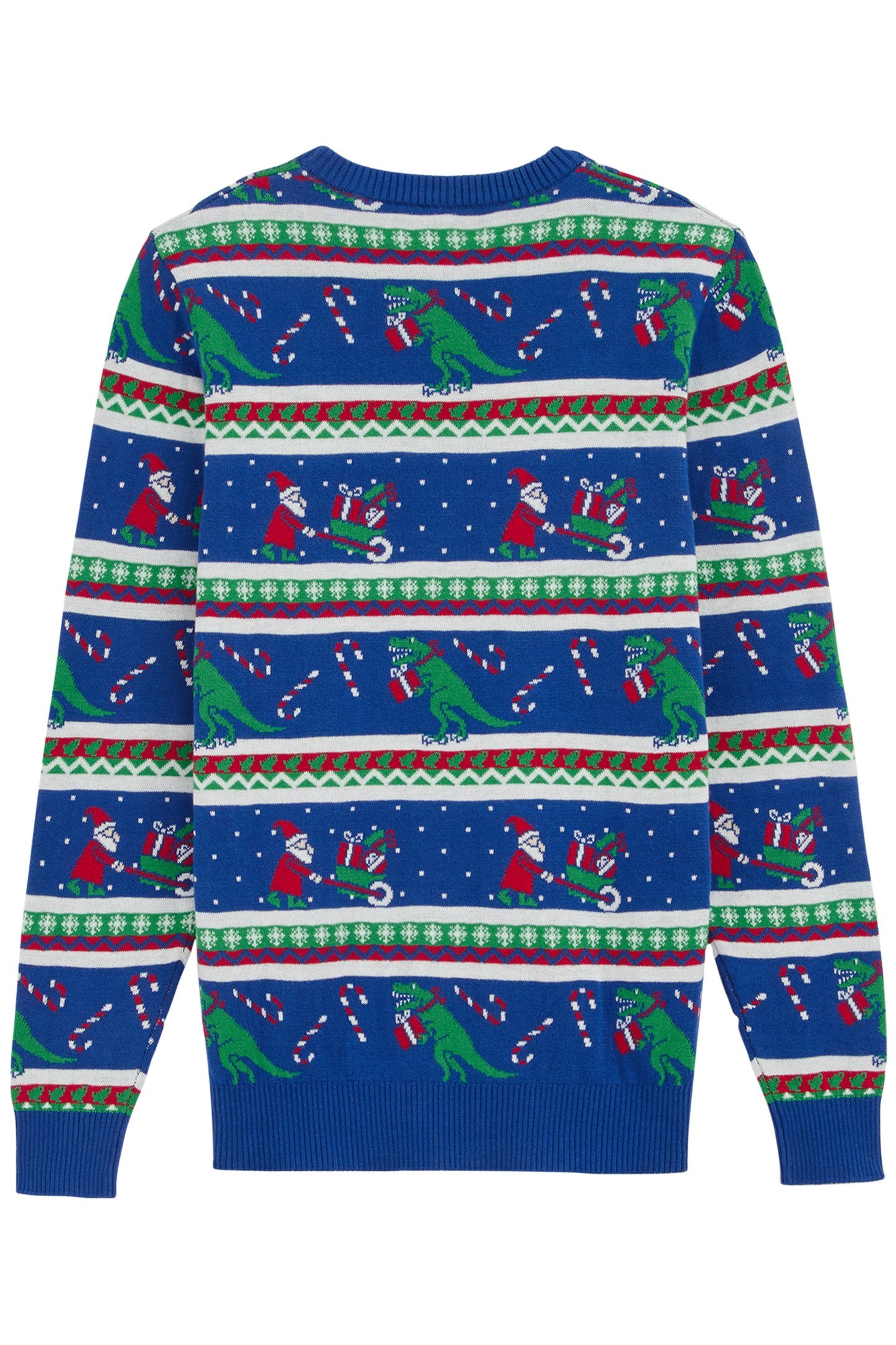 KNITTED PULLOVER DARK BLUE 4