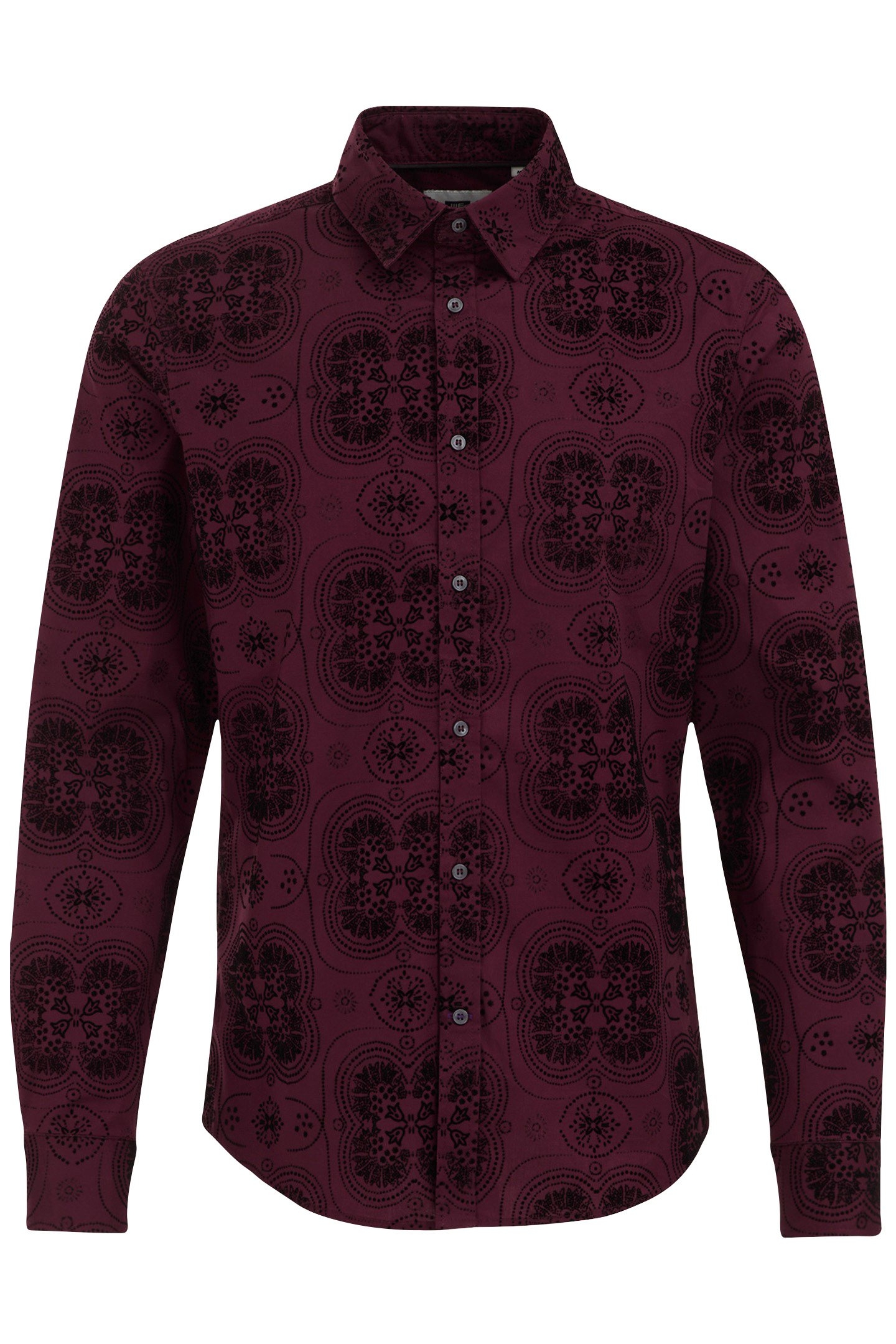 SHIRT BURGUNDY RED 4