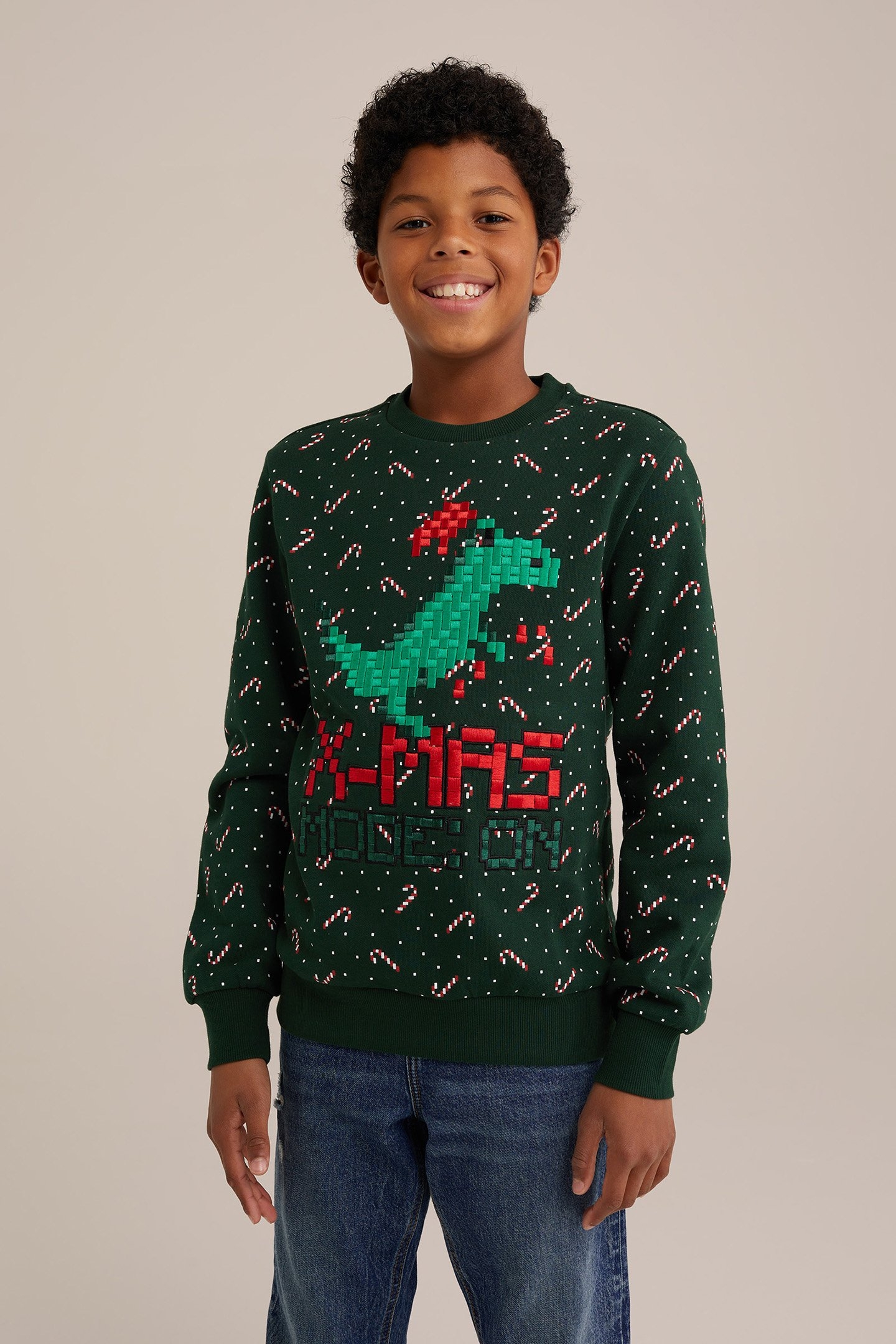 SWEATER DARK GREEN 1