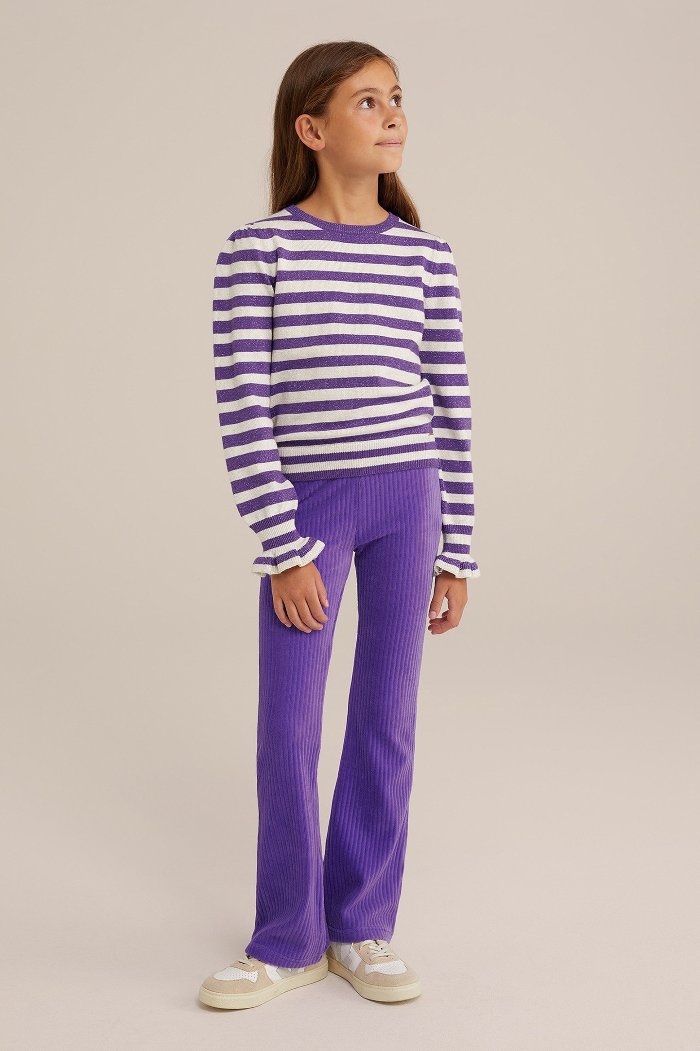 KNITTED PULLOVER PURPLE 2